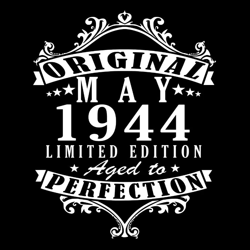 80e anniversaire mai né en 1944