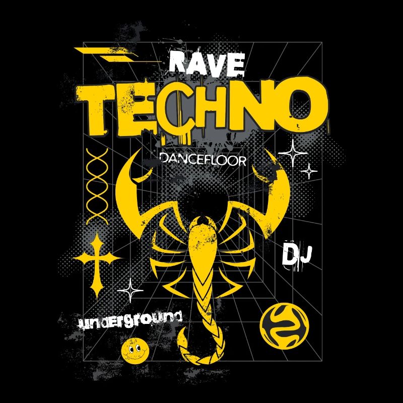 DJ RAVE TECHNO DANCEFLOOR UNDERGROUND