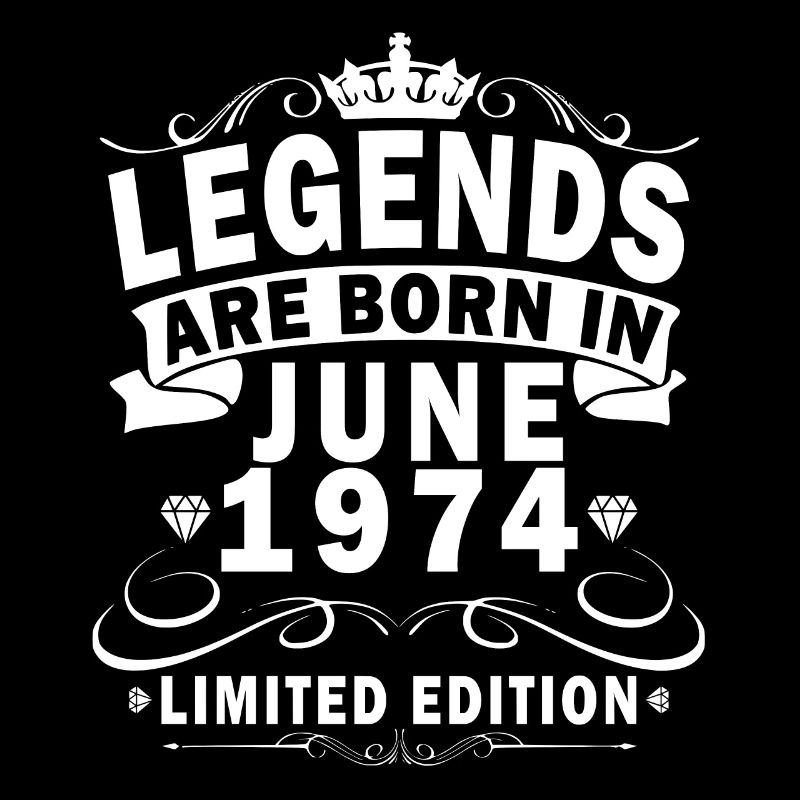 Juni 1974 Juni Retro Geburtstagsgeschenk Juni 1974