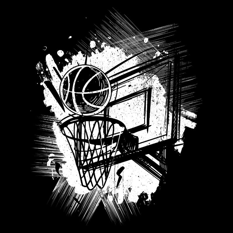 Dunking Basketteur Joueur de basket-ball d’équipe