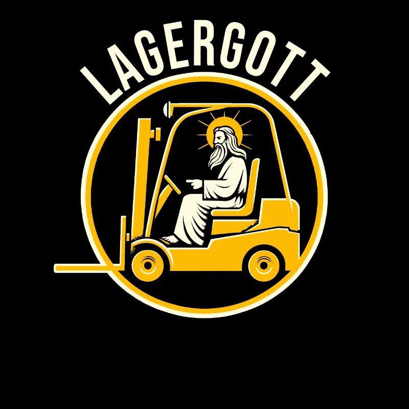 Staplerfahrer Gabelstaplerfahrer Stapler Lagergott