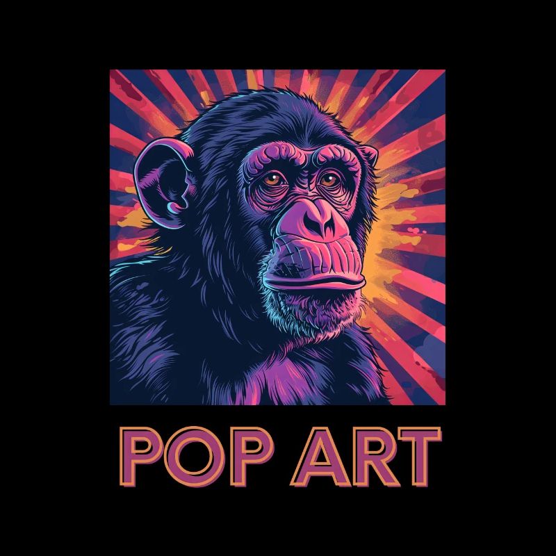 Singe Pop Art