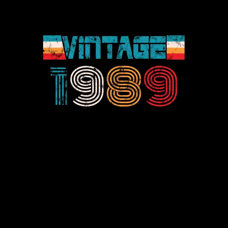 1989 Geburtstag Vintage