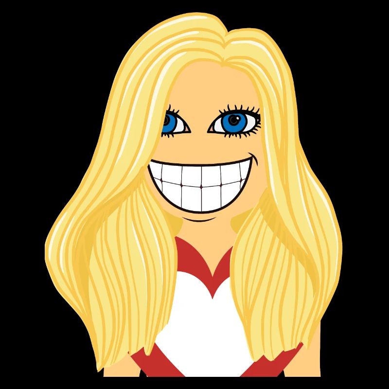 Femme blonde amoureuse