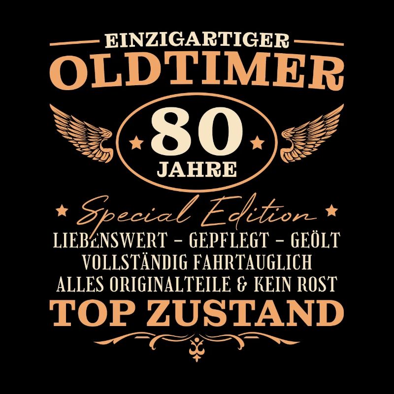 80 Jahre Oldtimer 80. Geburtstag Geschenk