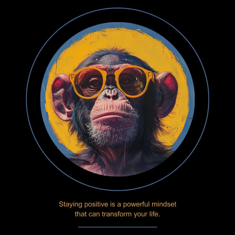 Affe Sonnenbrille Cool Spruch