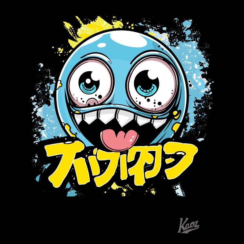 Drôle de boule de dessin animé folle