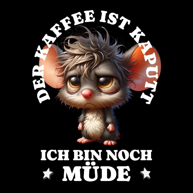 Le café du matin est cassé souris drôle