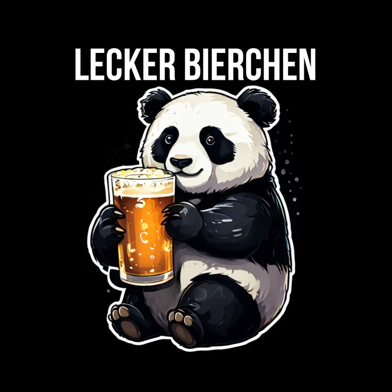 Panda mit Bier Lecker Bierchen Bier Meme
