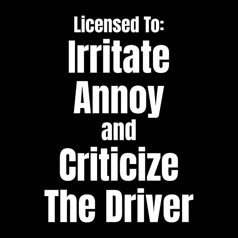 driver in the back , because sometimes you have a