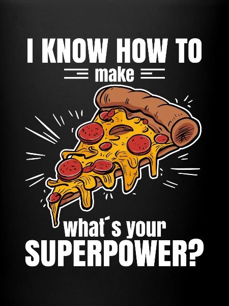 Design de pizza amusant