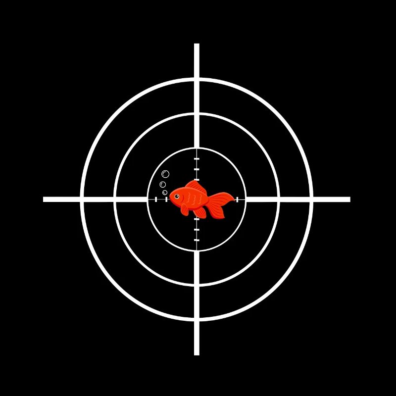 A shark chases a fish!