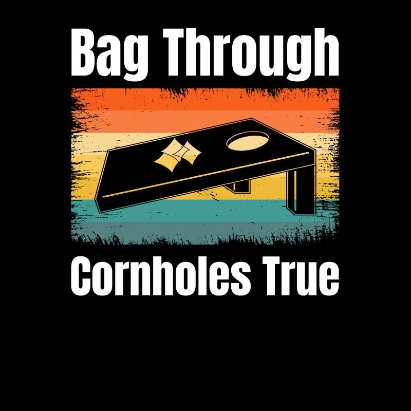 Bag Through Cornholes True Boardgame Tailgating
