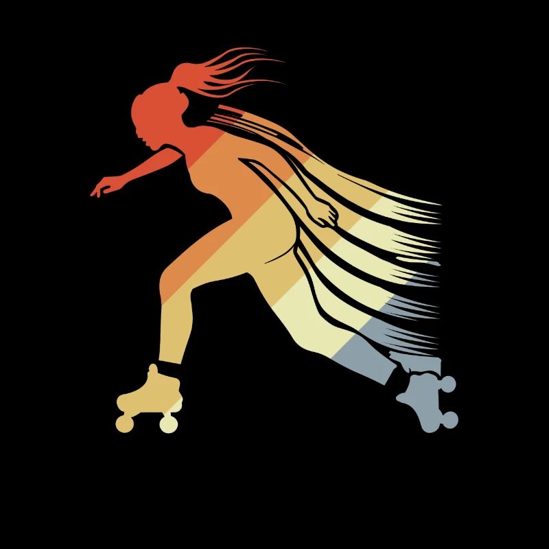 Roller Skating Mädchen