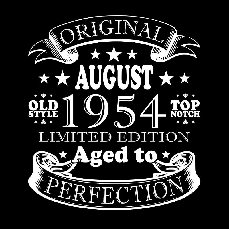 August 1954 Geburtstagsgeschenk August 1954 August