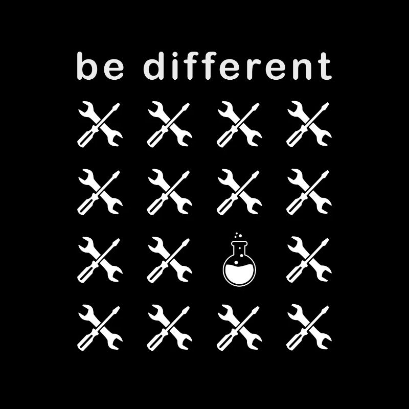 Chemistry Chemist Be Different Laboratory Flask