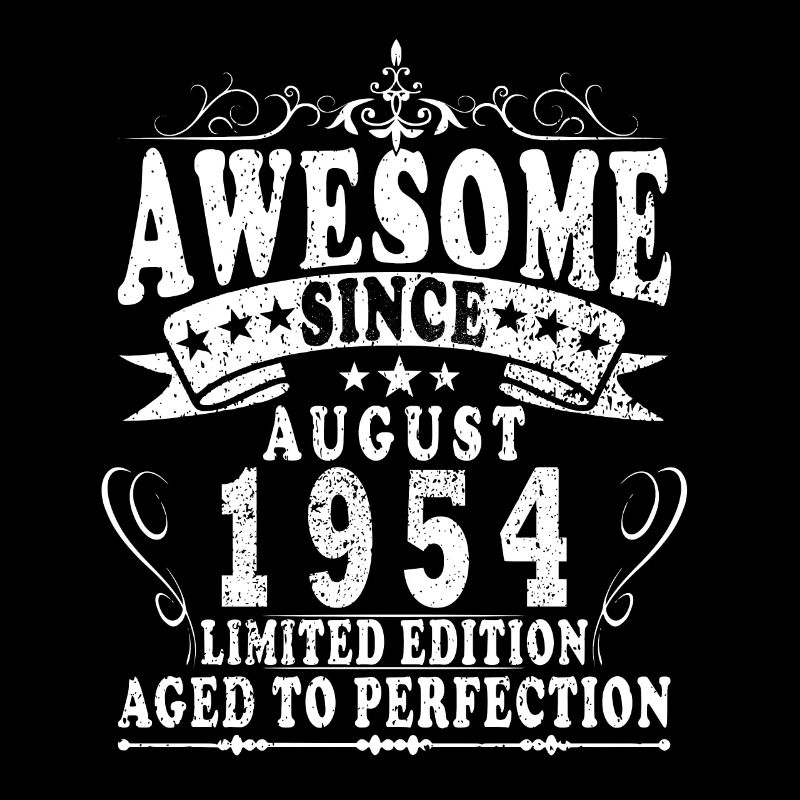 Awesome since August 1954 - Geburtstag