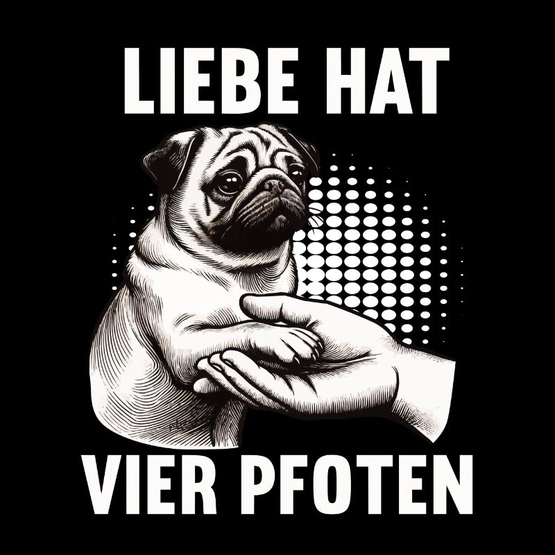 Liebe hat vier Pfoten Mops Möpse Mopsbesitzer