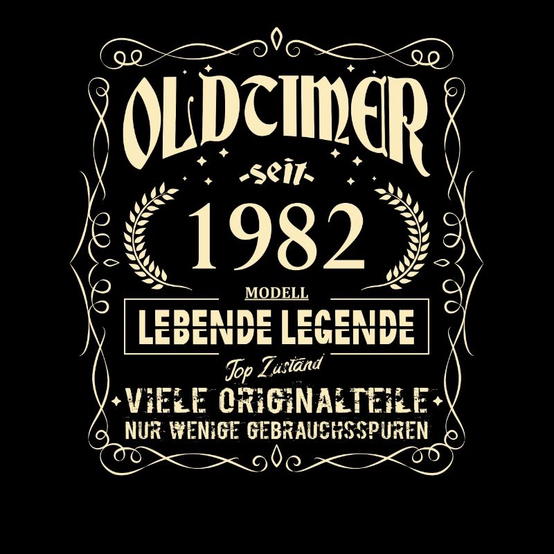 Oldtimer 1982 Geburtstag Lebende Legende Vintage