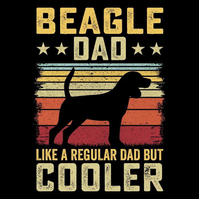 Papa Beagle comme un papa ordinaire mais plus cool