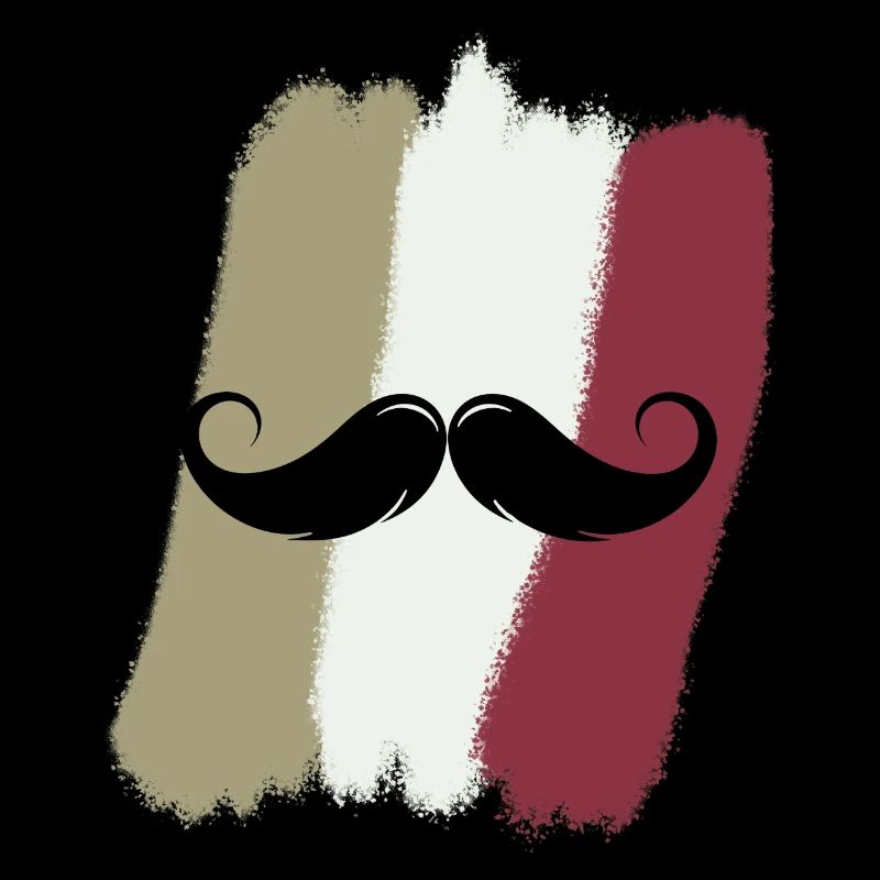 Schnurrbart Bart Baertig