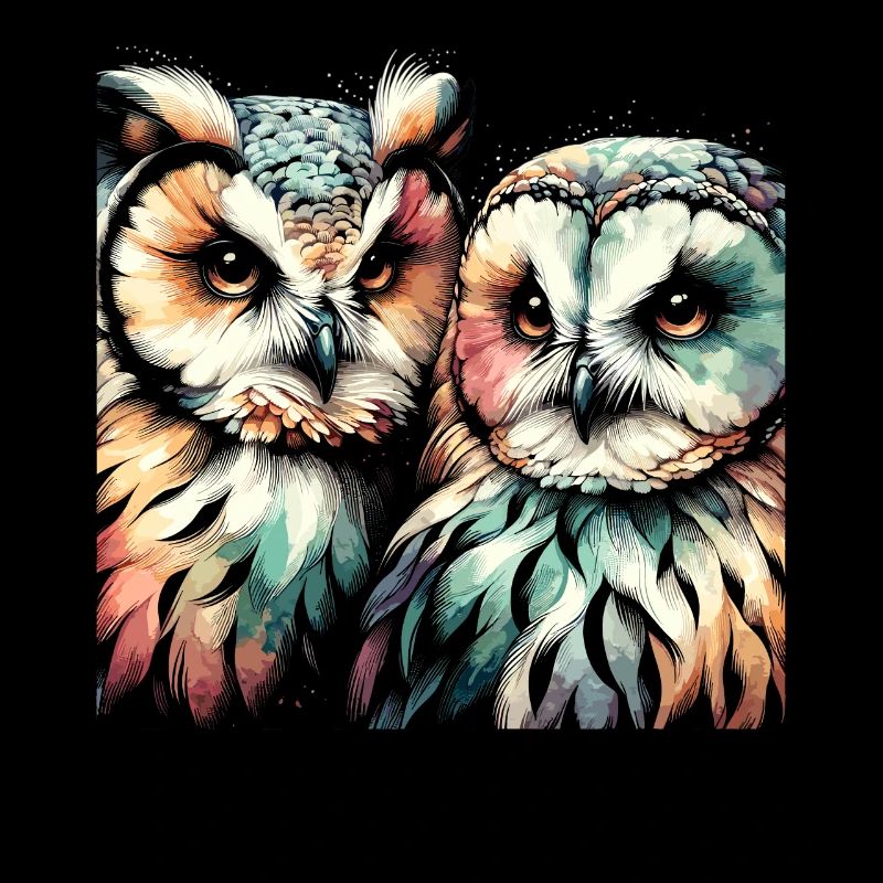 Eule Kunst Geschenk Geburtstag