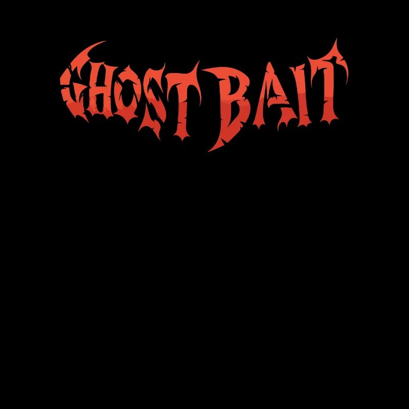 Ghost Bait Red Lettering | Ghost Lure Design