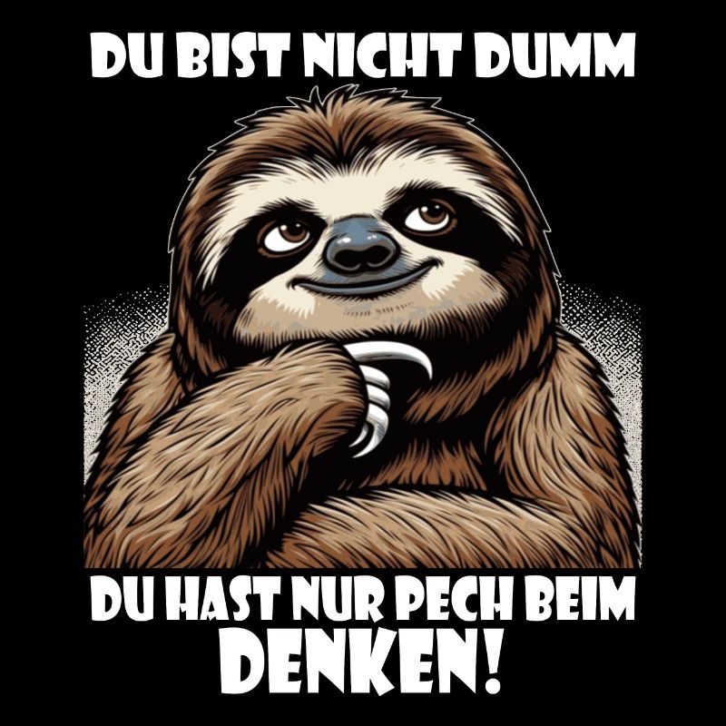 Faultier nicht dumm - Pech beim Denken