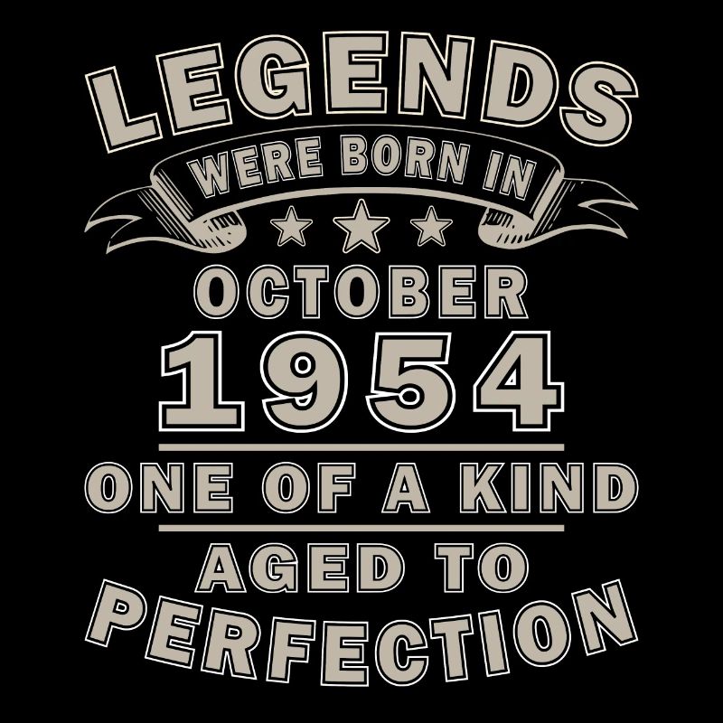 Légendes Nées Octobre 1954 Millésime