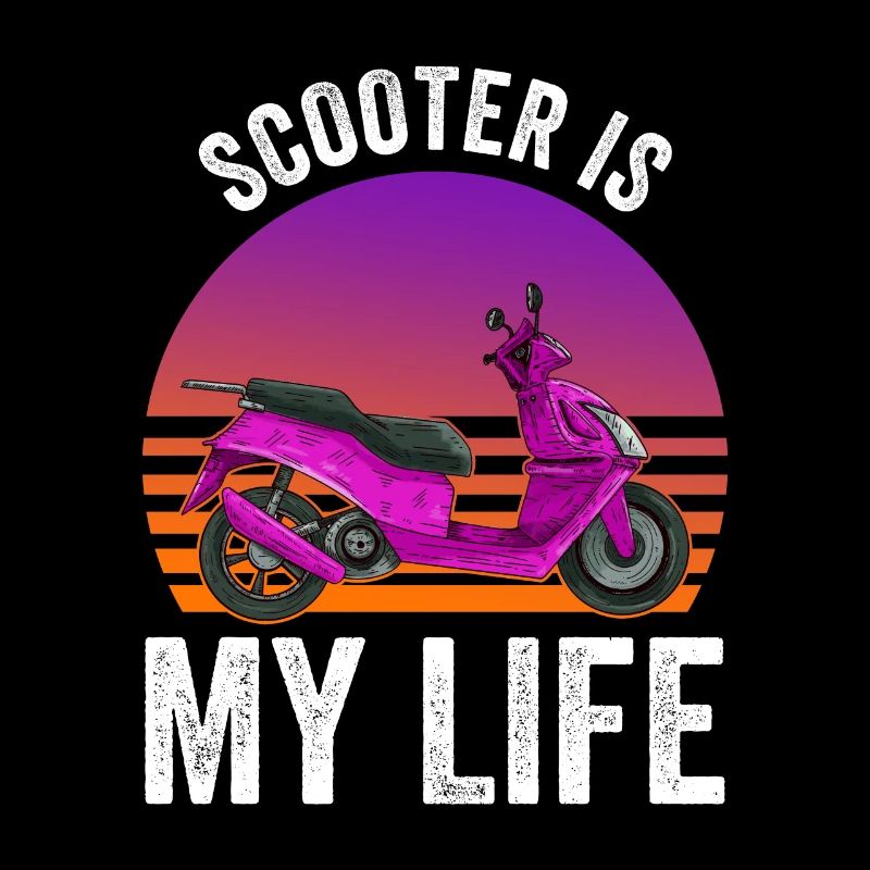 Motorroller Rollerfahrer Motorrad