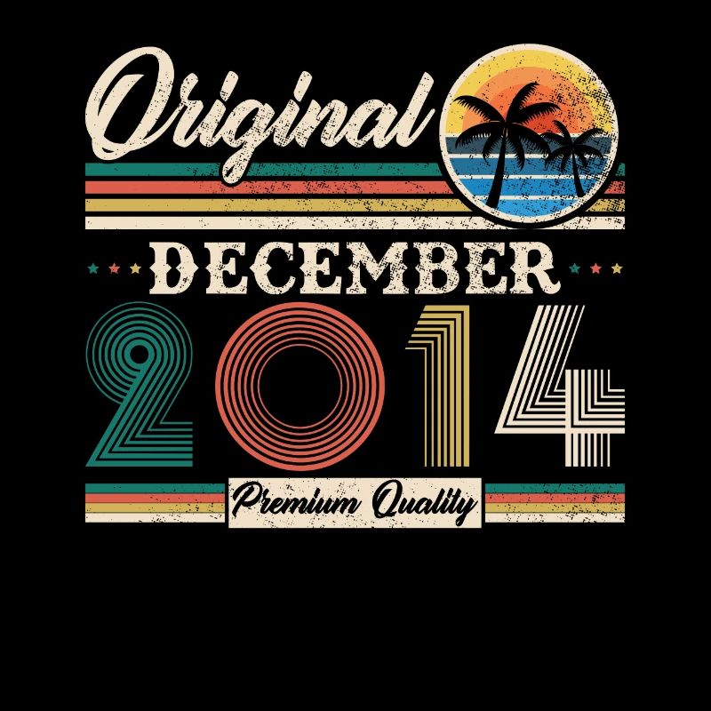 Dezember 2014 Vintage Retro Geburtstagsgeschenk