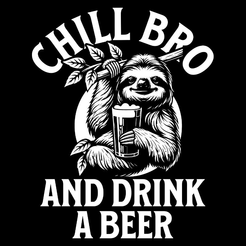 CHILL BRO AND DRINK A BEER