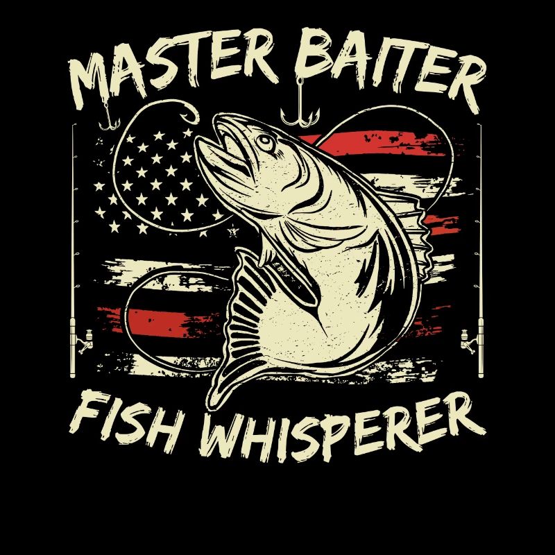 Master Baiter Poisson Chuchoter Pêche Drôle