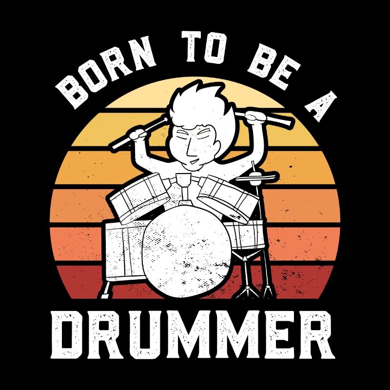 Batteur jouant de la batterie