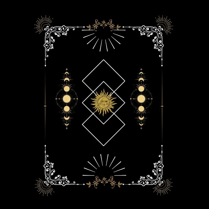 Astrologisches Zodiac Wicker Design