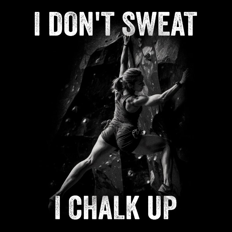 Ich Schwitze Nicht, Ich Kreide Boulder