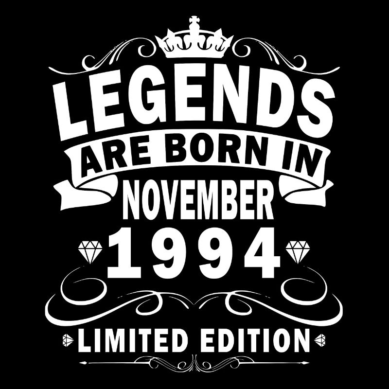 November 1994, Legenden wurden im November 1994