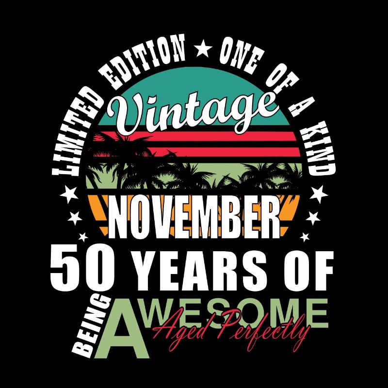 November 50 Geburtstag