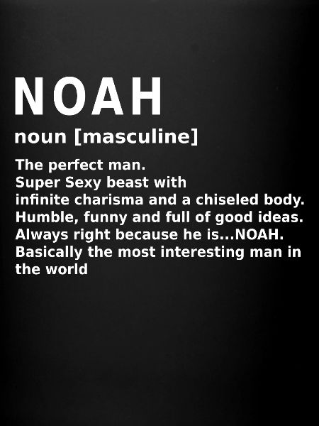 Conception du nom Noah