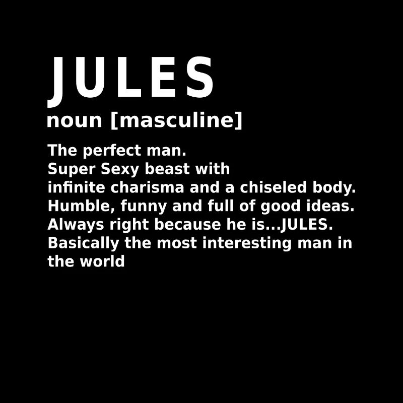 Jules Name Personalized