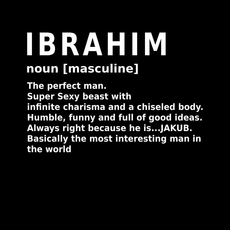 Conception du nom Ibrahim