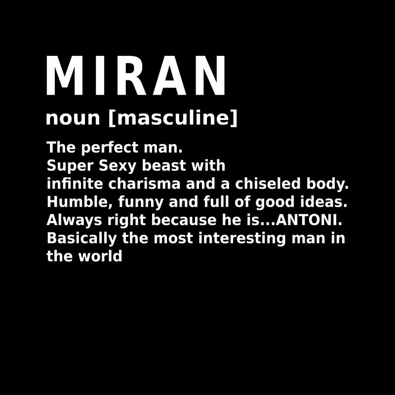 Miran Name Design