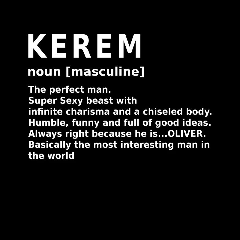 Kerem Prénom Nom Design