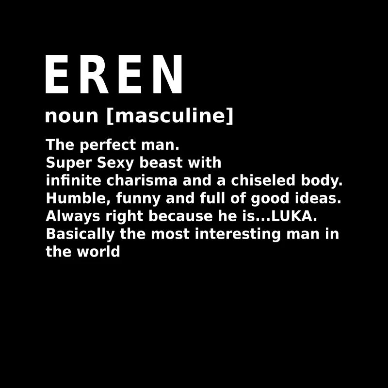 Conception du nom Eren