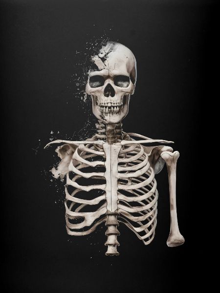 Destroyed skeleton