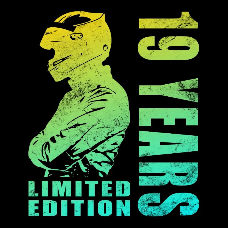19. Geburtstag Biker Motorrad Vintage Geschenk