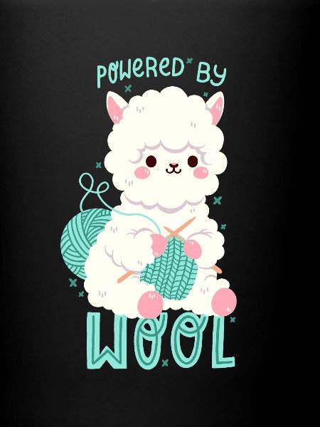 Alpaca with wool