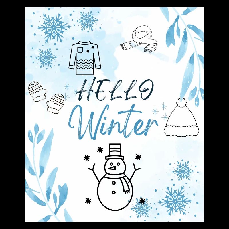 Bonjour l’hiver
