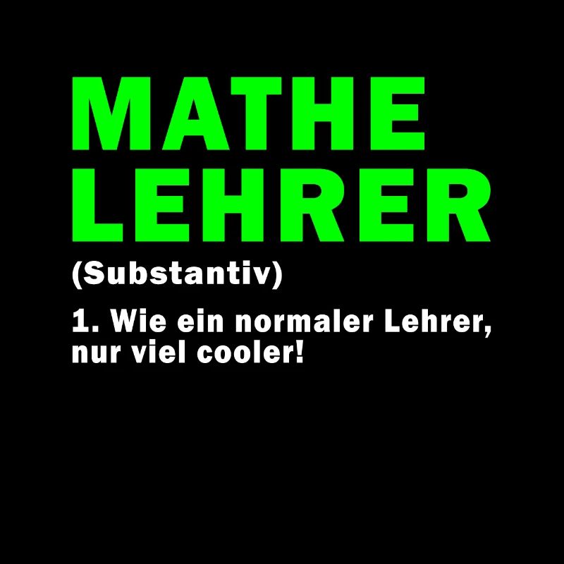 cooler Mathelehrer