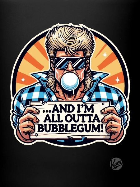 They live and: I have no more chewing gum